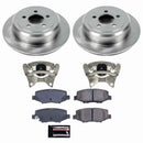 PowerStop OE Stock Replacement Low-Dust Ceramic Brake Pad, Rotor and Caliper Kit