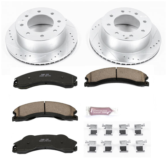 PowerStop Z23 Daily Driver Carbon-Fiber Ceramic Brake Pad and Drilled & Slotted