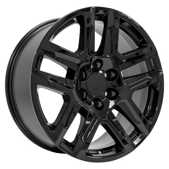 20" Replica CV63 fits Chevrolet Silverado 1500 20x9 Gloss Black