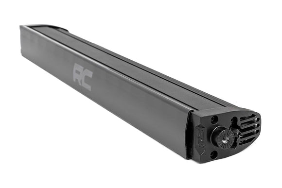 Rough Country Black Series LED Light Bar Amber DRL 20" Single Row
