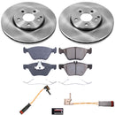 PowerStop OE Stock Replacement Low-Dust Ceramic Brake Pad and Rotor Kit