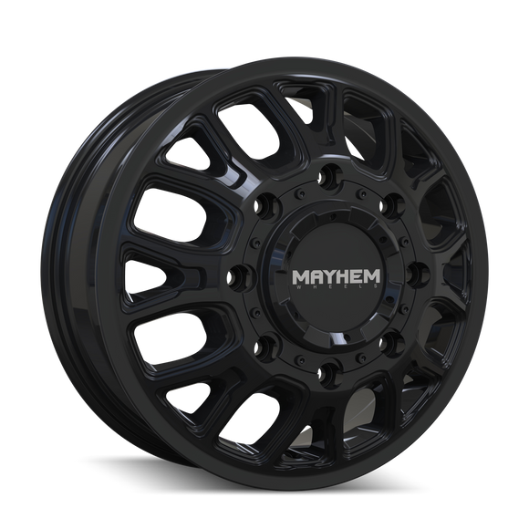 17x6.5 Mayhem Cogent Dually Gloss Black 8x210 ET125 CB154.2 Wheel Rim