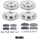 PowerStop OE Stock Replacement Low-Dust Ceramic Brake Pad and Rotor Kit