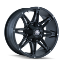 18x9 Mayhem Rampage Matte Black 8x170 ET-12 CB130.8 Wheel Rim