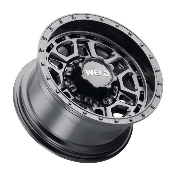 17x9 WELD Off-Road Crux Satin Black 6x135 6x139.7 ET-12 CB106.1 Wheel Rim