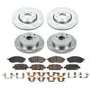 PowerStop OE Stock Replacement Low-Dust Ceramic Brake Pad and Rotor Kit