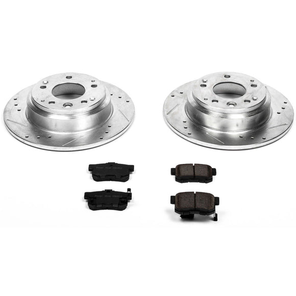 PowerStop Z23 Daily Driver Carbon-Fiber Ceramic Brake Pad and Drilled & Slotted