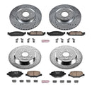 PowerStop Z23 Daily Driver Carbon-Fiber Ceramic Brake Pad and Drilled & Slotted
