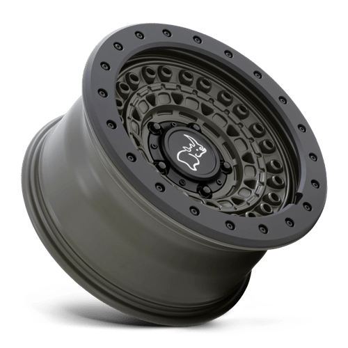 18X9 Black Rhino BARRICADE OD-GRN BLK-RKGRD 6X139.7 ET0 wheel/rim