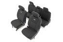 Rough Country Seat Covers Front and Rear Bucket Seats For Ram 1500 19-23