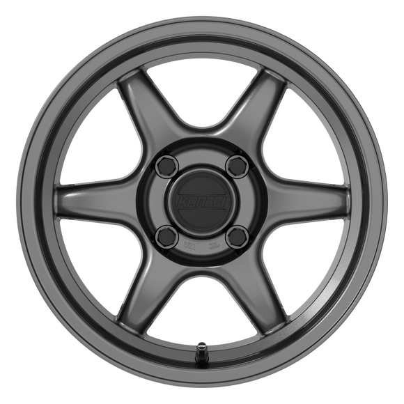 15x7 Kansei K11G Tandem Gloss Gunmetal 4x114.3 ET25 CB73.1 Wheel