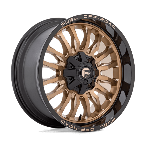 22x10 Fuel Off-Road D797 Arc Platinum Bronze with Black Lip 8x165.1 ET-18 Wheel