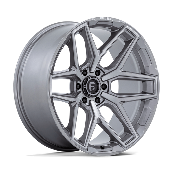 22x10 Fuel Off-Road Flux Gray 6x139.7 ET-18 CB106.1 Wheel Rim