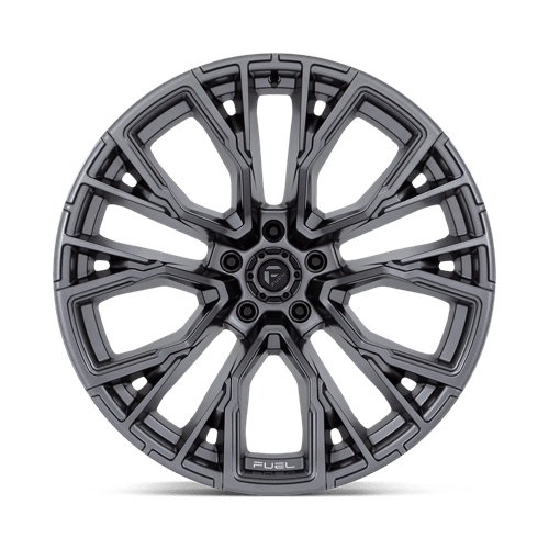 22x12 Fuel Off-Road D848 Rebar Gray 5x127 ET-44 CB71.5 Wheel Rim
