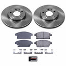 PowerStop OE Stock Replacement Low-Dust Ceramic Brake Pad and Rotor Kit