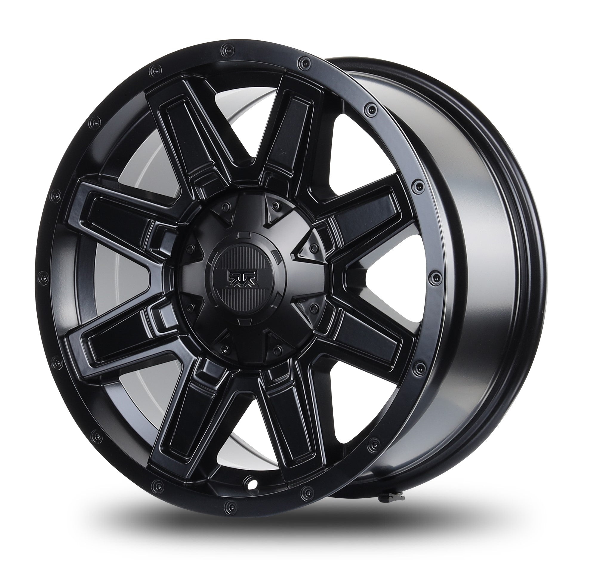 17x8.5 Mudder Trucker MT404 Deviant Black 6x135 6x139.7 6x5.5 ET18 Wheel