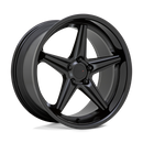 19X9.5 TSW LAUNCH Matte Black With Gloss Black Lip 5X120 ET40 wheel/rim-2