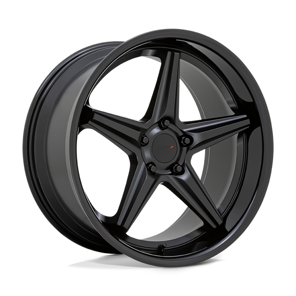 19X9.5 TSW LAUNCH Matte Black With Gloss Black Lip 5X120 ET40 wheel/rim