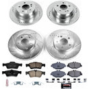PowerStop Z23 Daily Driver Carbon-Fiber Ceramic Brake Pad and Drilled & Slotted