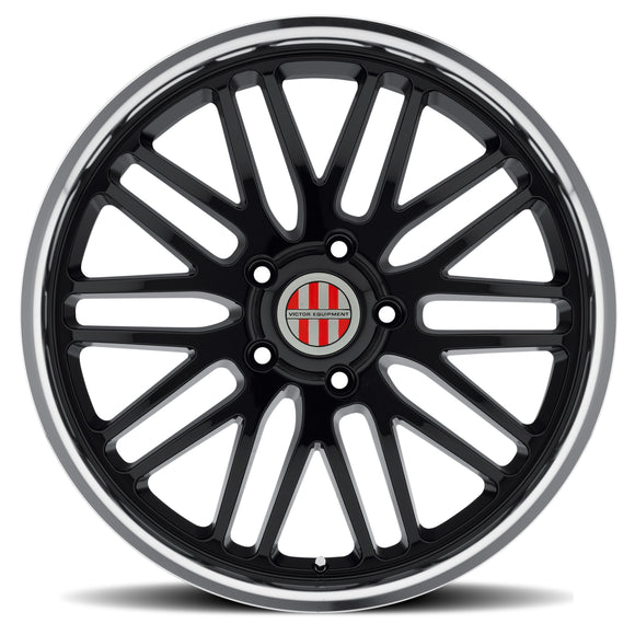 19x11 Victor Lemans Black Wheel/Rim 5x130 5-130 19-11 Porsche ET36