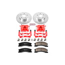 PowerStop Z23 Daily Driver Carbon-Fiber Ceramic Pads Drilled & Slotted Rotor & C