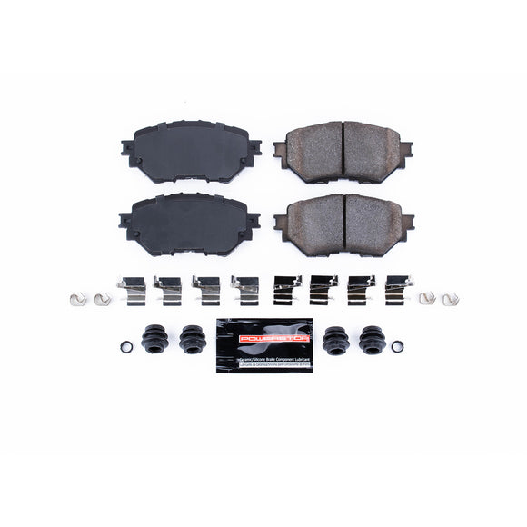PowerStop Z23 Evolution Sport Carbon-Fiber Brake Pads With Hardware