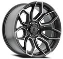20x10 Arena Wheel Cobra Texture Gun Metal Machine Clear Coat 6x135 ET-18 CB87.12