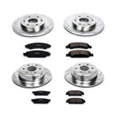 PowerStop Z23 Daily Driver Carbon-Fiber Ceramic Brake Pad and Drilled & Slotted