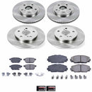 PowerStop OE Stock Replacement Low-Dust Ceramic Brake Pad and Rotor Kit