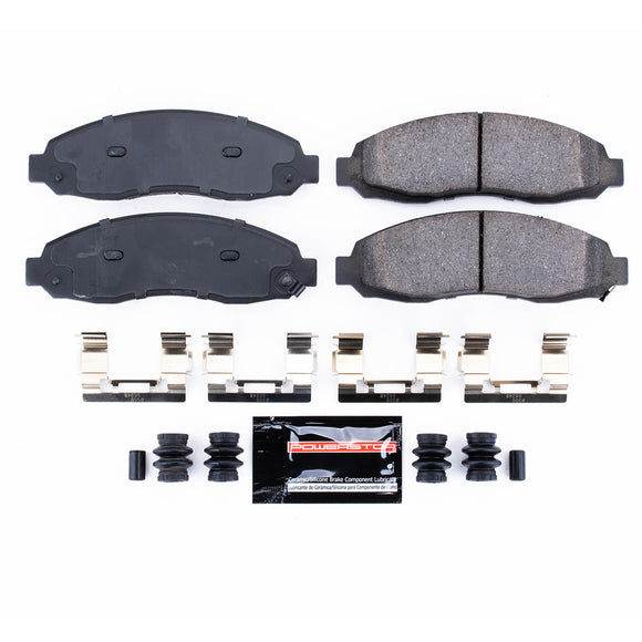 PowerStop Z23 Evolution Sport Carbon-Fiber Brake Pads With Hardware