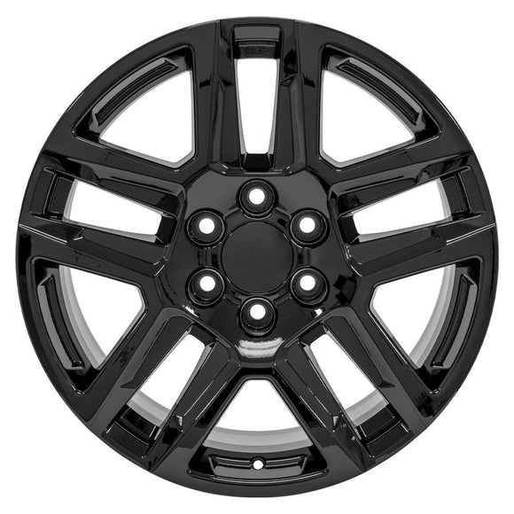20" Replica CV63 fits Chevrolet Silverado 1500 20x9 Gloss Black