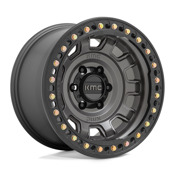 17X9 KMC KM236 TANK Beadlock Anthracite 8X170 ET-38 wheel/rim