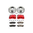 PowerStop Z23 Daily Driver Carbon-Fiber Ceramic Pads Drilled & Slotted Rotor & C