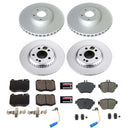 PowerStop Genuine Geomet Coated Rotor and Carbon-Fiber Ceramic Brake Pad Kit