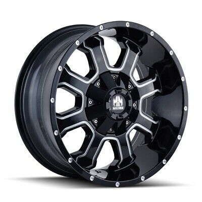 17x9 Mayhem Fierce Black-Gloss Wheel/Rim 6x135 8103-7937M