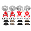 PowerStop Z23 Daily Driver Carbon-Fiber Ceramic Pads Drilled & Slotted Rotor & C