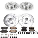 PowerStop Z23 Daily Driver Carbon-Fiber Ceramic Brake Pad and Drilled & Slotted