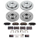 PowerStop OE Stock Replacement Low-Dust Ceramic Brake Pad and Rotor Kit
