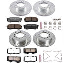 PowerStop Z36 Carbon-Fiber Ceramic Brake Pad with Drilled and Slotted Rotor Kit