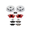 PowerStop Z23 Daily Driver Carbon-Fiber Ceramic Pads Drilled & Slotted Rotor & C