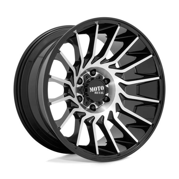 22X12 Moto Metal MO807 Gloss Black Machined 5X127 ET-44 wheel/rim