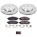 PowerStop OE Stock Replacement Low-Dust Ceramic Brake Pad and Rotor Kit