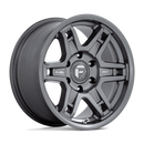 17x9 Fuel Off-Road D838 Slayer Gray 5x127 ET-38 CB71.5 Wheel Rim