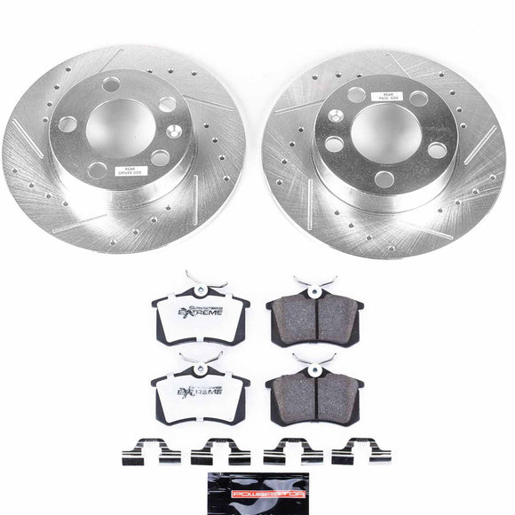 PowerStop Z26 Street Performance Ceramic Brake Pad and Drilled & Slotted Rotor K