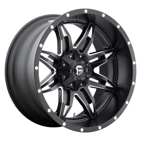 20x9 Fuel Off-Road D567 Lethal Matte Black Milled 8x180 ET1 CB125.1 Wheel Rim