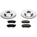 PowerStop Z23 Daily Driver Carbon-Fiber Ceramic Brake Pad and Drilled & Slotted