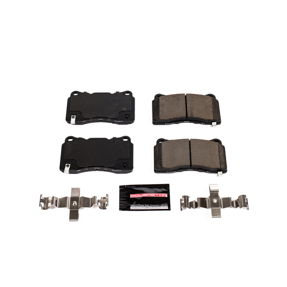 PowerStop Z23 Evolution Sport Carbon-Fiber Brake Pads With Hardware