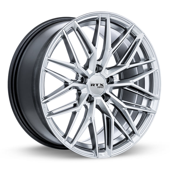 18x8.5 RTX SW20 Silver with Machined Face 5x112 ET45 wheel/rim