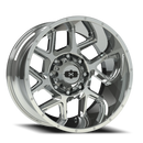 20x9 Vision 360 Sliver Chrome Wheel 8x170 ET12 CB125.2