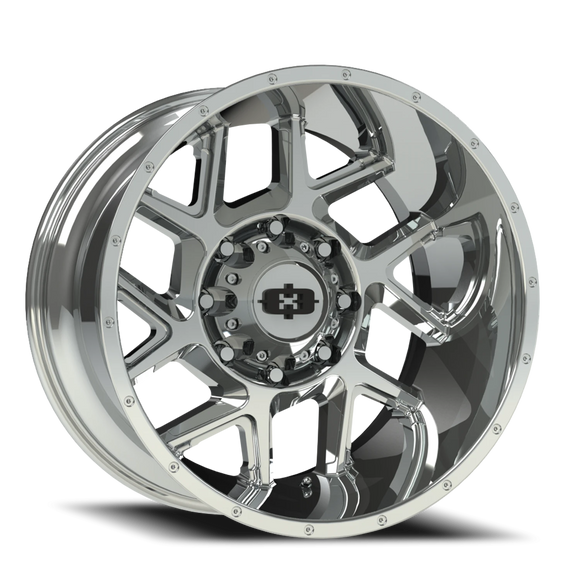 20x9 Vision 360 Sliver Chrome Wheel 8x170 ET12 CB125.2